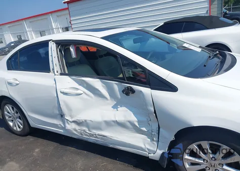 2012 Honda Civic Ex from USA, damaged, VIN 2HGFB2F80CH309417